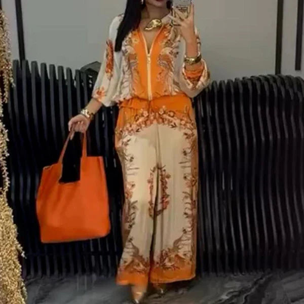 💕מבצע מוגבל 49% הנחה💕סט שני חלקים אלגנטי עם רוכסן לנשים