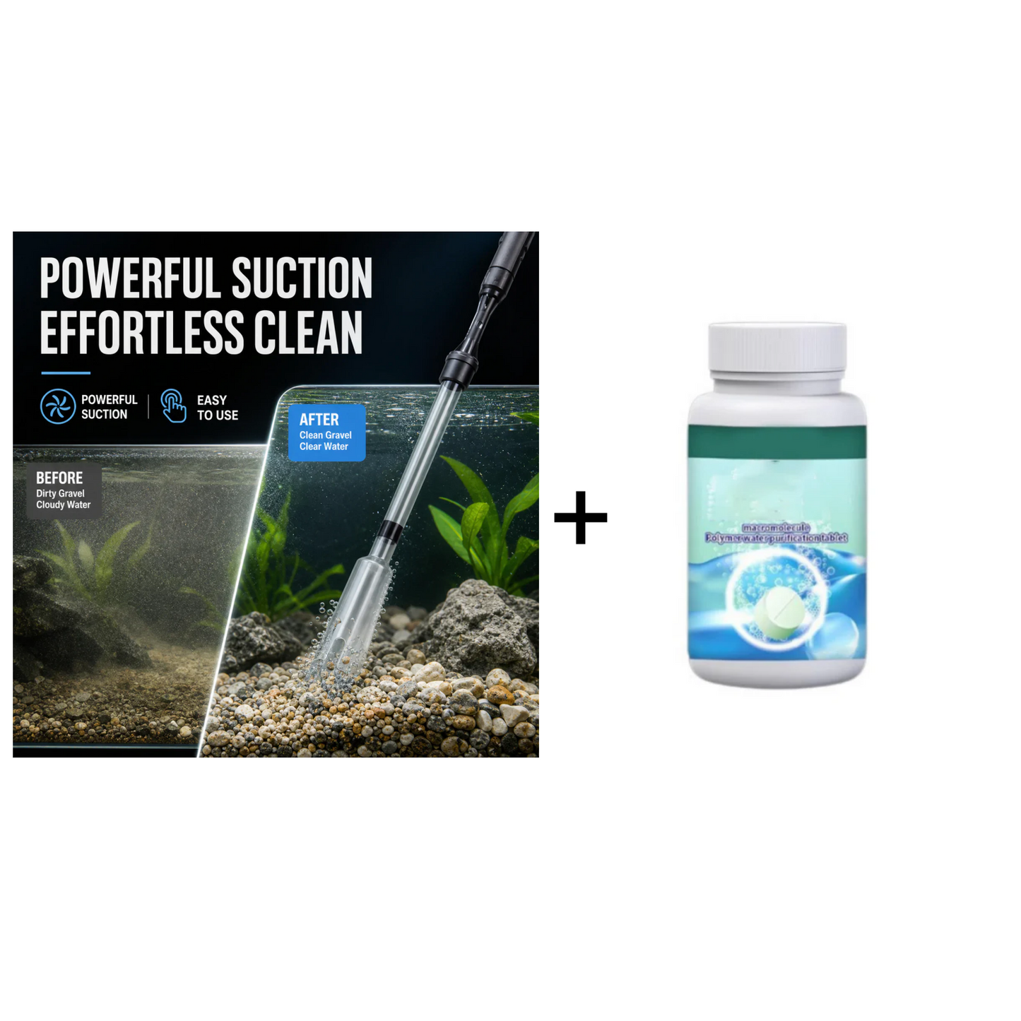 ๐ LIMITED-TIME 50% OFF! ๐งนElectric Aquarium Gravel Cleanerโbattery-operated, adjustable length, and easy to useโsuitable for all aquariums ๐