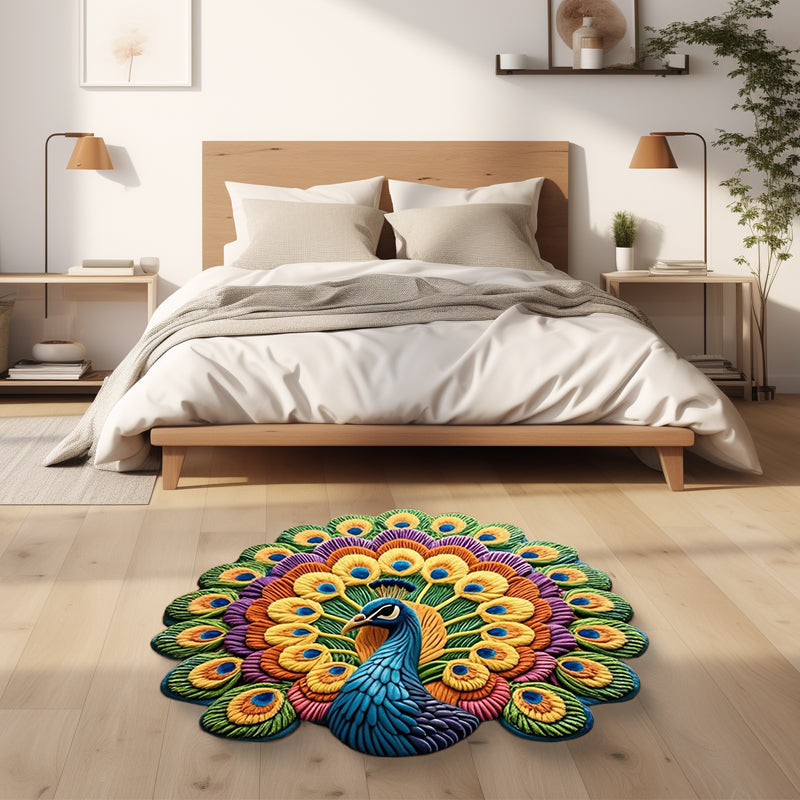 🏠2025 New Product🦚 Quick-Dry Non-Slip Peacock Mat