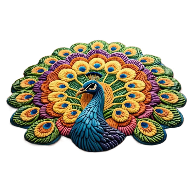 🏠2025 New Product🦚 Quick-Dry Non-Slip Peacock Mat