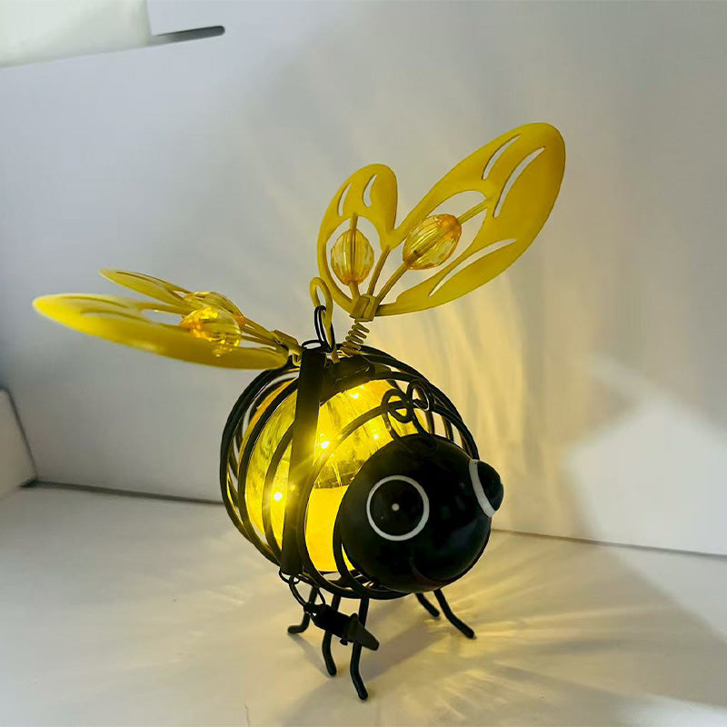 🐝אור דבורה תלוי המופעל על ידי אנרגיה סולארית