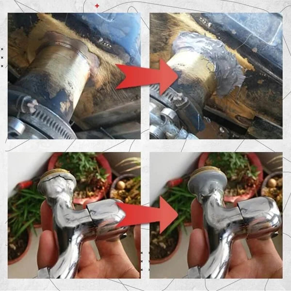 פלדת אל חלד תעשייתית דליפת מתכת AB לתיקון דבק
