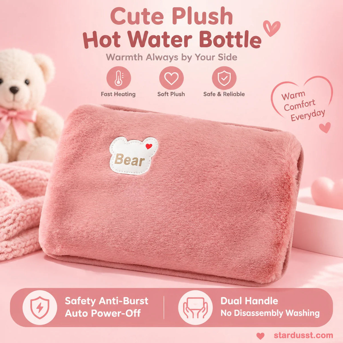 🎄Christmas Sale!! Just £10.99!⏰Rechargeable hot water bottles, heat packs, explosion-proof heat pads