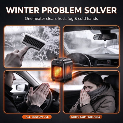 💥2026 HOT SALE💞50K+ SOLD! ✨ 50% OFF!💥2-in-1 Portable Car Heater and Windshield Defroster