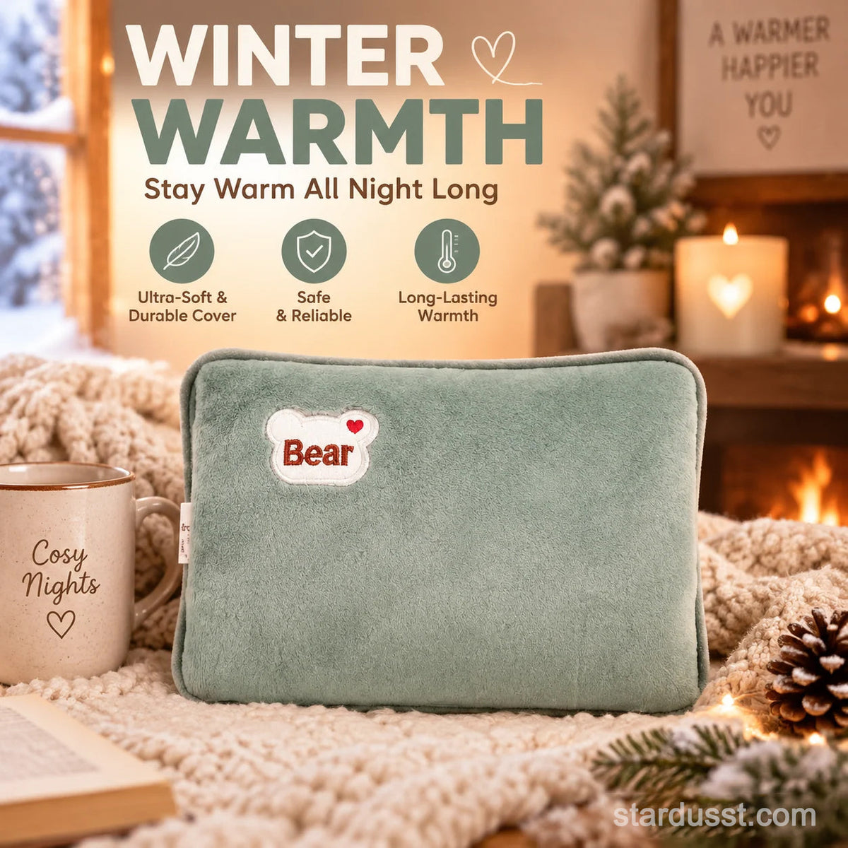 🎄Christmas Sale!! Just £10.99!⏰Rechargeable hot water bottles, heat packs, explosion-proof heat pads