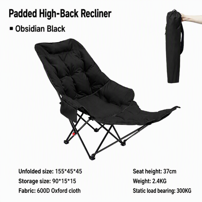 🏆 LIMITED-TIME 50% OFF!🪑 Portable, adjustable folding chair for outdoor use – Lightweight, sturdy & versatile 🏕️✨