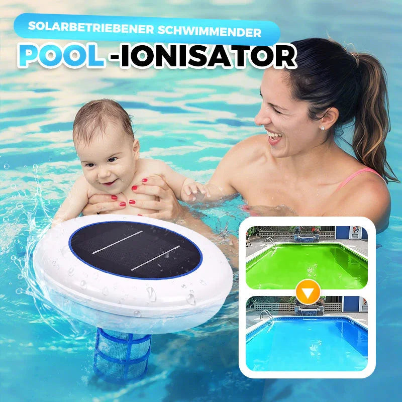☀️🏊 מיינן יוני סולארי לבריכה | ניקוי אוטומטי + מים צלולים