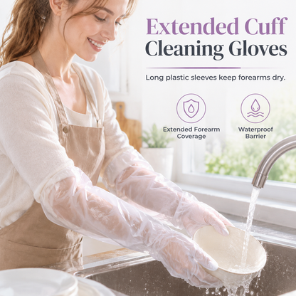 🧤🧼✨ Disposable Long Chemical Safety Gloves – Durable & Protective 🛡️✨