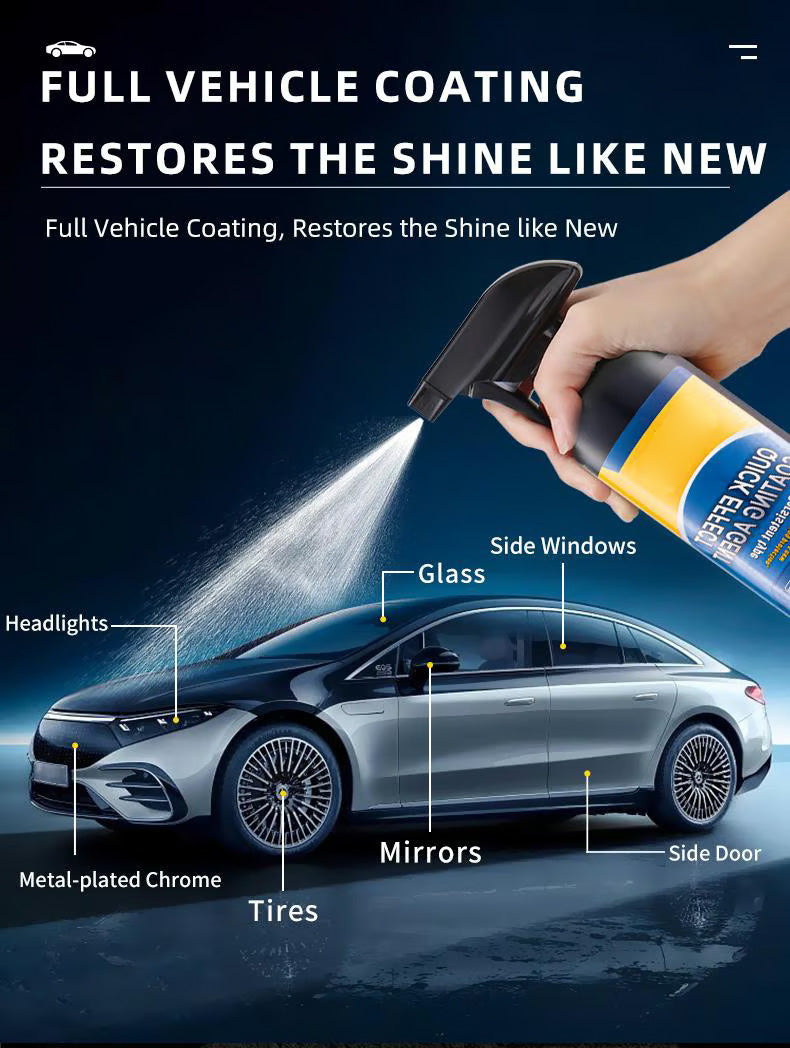🎁💥Black Friday Mega Deal ：Only：£6.99💖Advanced Car Quick-acting Coating Agent Spray✨(Bonus towel included with every purchase!)