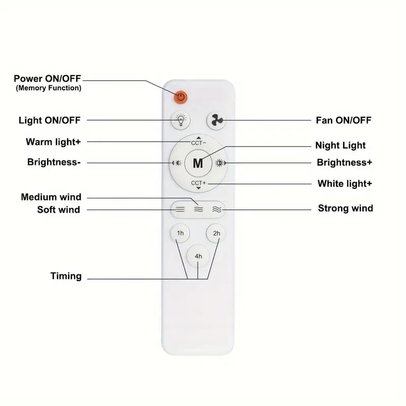 ⏳מבצע יום אחרון: 49% הנחה🔥 מאוורר תקרה עם תאורת LED SmartBreez™ 40W – 20.5 אינץ', שקט במיוחד עם שלט רחוק 🎯 | E27 + מתאם B22 חינם 🔌 | לחדר שינה 😴, מטבח 👩‍🍳 ומוסך 🛠️ – מוכן לשימוש בבריטניה!