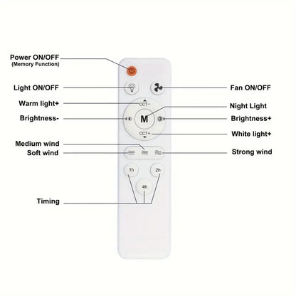 ⏳מבצע יום אחרון: 49% הנחה🔥 מאוורר תקרה עם תאורת LED SmartBreez™ 40W – 20.5 אינץ', שקט במיוחד עם שלט רחוק 🎯 | E27 + מתאם B22 חינם 🔌 | לחדר שינה 😴, מטבח 👩‍🍳 ומוסך 🛠️ – מוכן לשימוש בבריטניה!