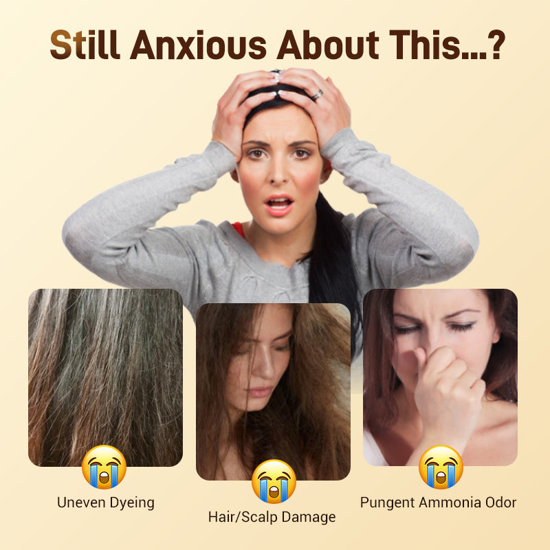 🔥תמצית צמחים טבעית טהורה💥צבע שיער צמחי מטפח