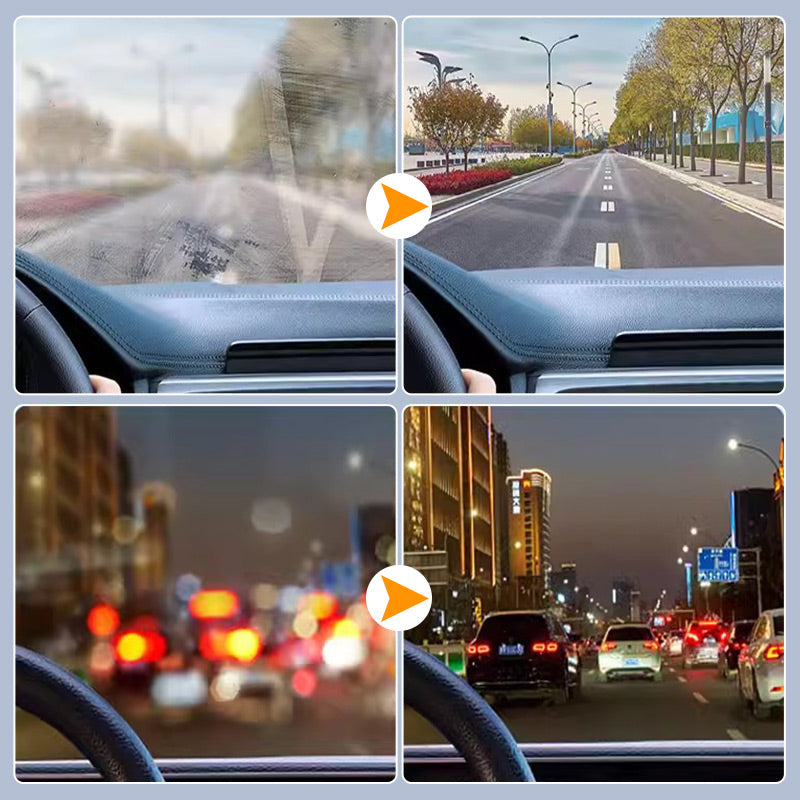 🚗✨ מסיר סרט שמן לזכוכית רכב | ניקוי עוצמתי וברור