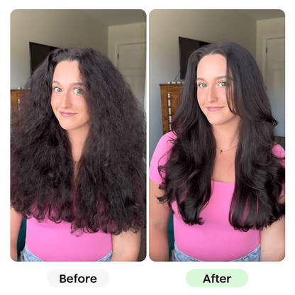 💇‍♀️✨ מברשת עיצוב שיער 2-ב-1 | נפח וברק ב-3 דקות | טכנולוגיית איונים | קרמיקה טורמלין 🔥