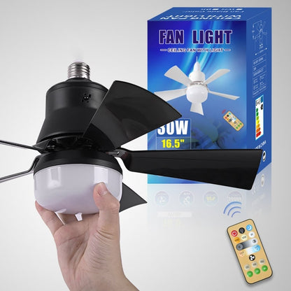 ⏳מבצע יום אחרון: 49% הנחה🔥 מאוורר תקרה עם תאורת LED SmartBreez™ 40W – 20.5 אינץ', שקט במיוחד עם שלט רחוק 🎯 | E27 + מתאם B22 חינם 🔌 | לחדר שינה 😴, מטבח 👩‍🍳 ומוסך 🛠️ – מוכן לשימוש בבריטניה!