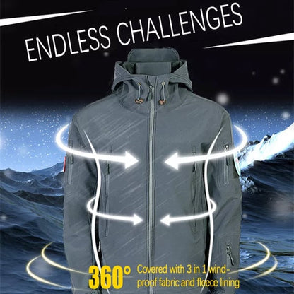 ⚡12 שעות אחרונות🔥50% הנחה!🎉מעיל עמיד למים ורוח