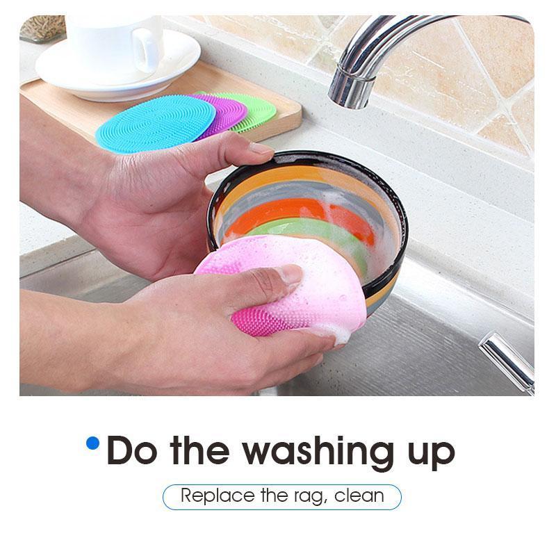 🧴✨ ספוג כלים סיליקון מדהים אנטי-בקטריאלי 🍽️💧