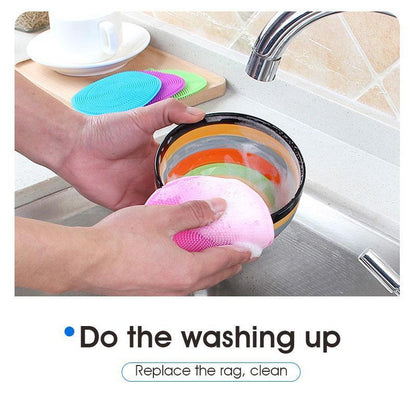 🧴✨ ספוג כלים סיליקון מדהים אנטי-בקטריאלי 🍽️💧