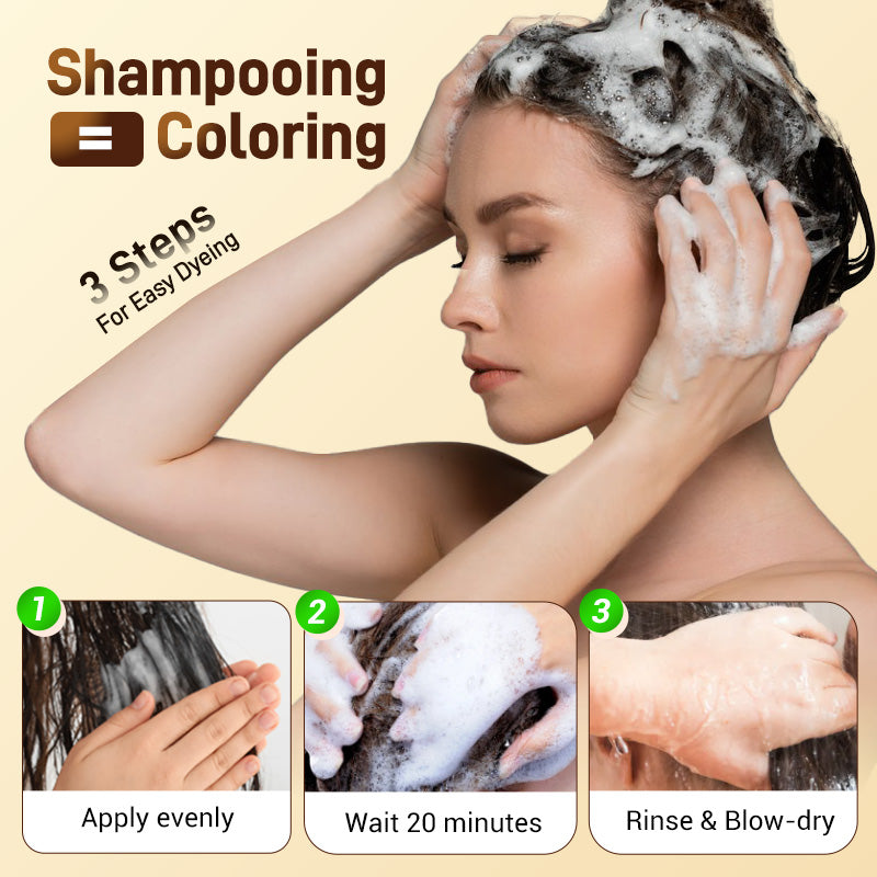 🔥תמצית צמחים טבעית טהורה💥צבע שיער צמחי מטפח