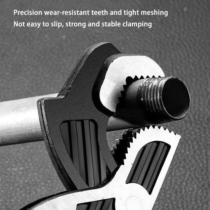 🔥Time-Limited Special💥🔧 Self-Locking Pipe Wrench: One-Hand Lock, 7-43mm Grip, Chrome Vanadium Steel