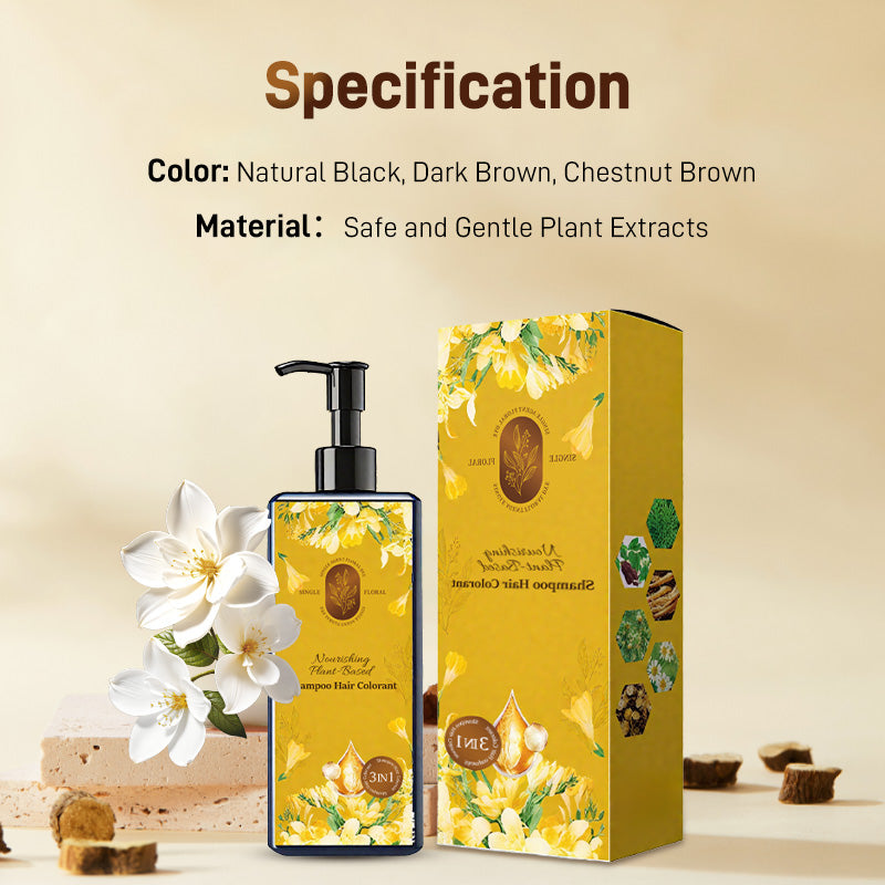 🔥תמצית צמחים טבעית טהורה💥צבע שיער צמחי מטפח