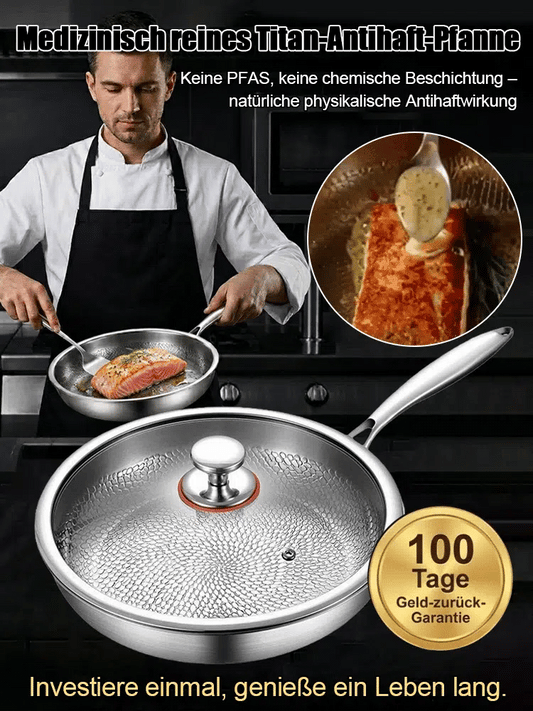 🎃Halloween Deal 50% OFF!🍳100% Pure Titanium Pan For A Toxin-Free Kitchen