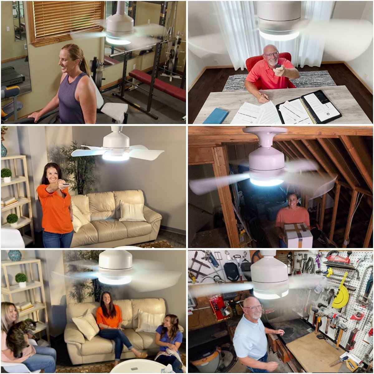 ⏳מבצע יום אחרון: 49% הנחה🔥 מאוורר תקרה עם תאורת LED SmartBreez™ 40W – 20.5 אינץ', שקט במיוחד עם שלט רחוק 🎯 | E27 + מתאם B22 חינם 🔌 | לחדר שינה 😴, מטבח 👩‍🍳 ומוסך 🛠️ – מוכן לשימוש בבריטניה!