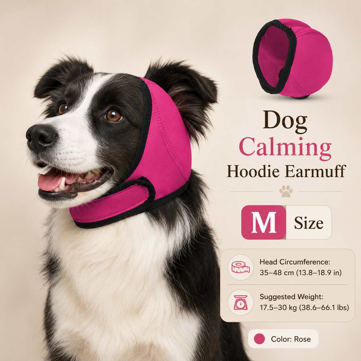 🐶🛡️ Waterproof Dog Calming Hoodie | Noise & Water Protection
