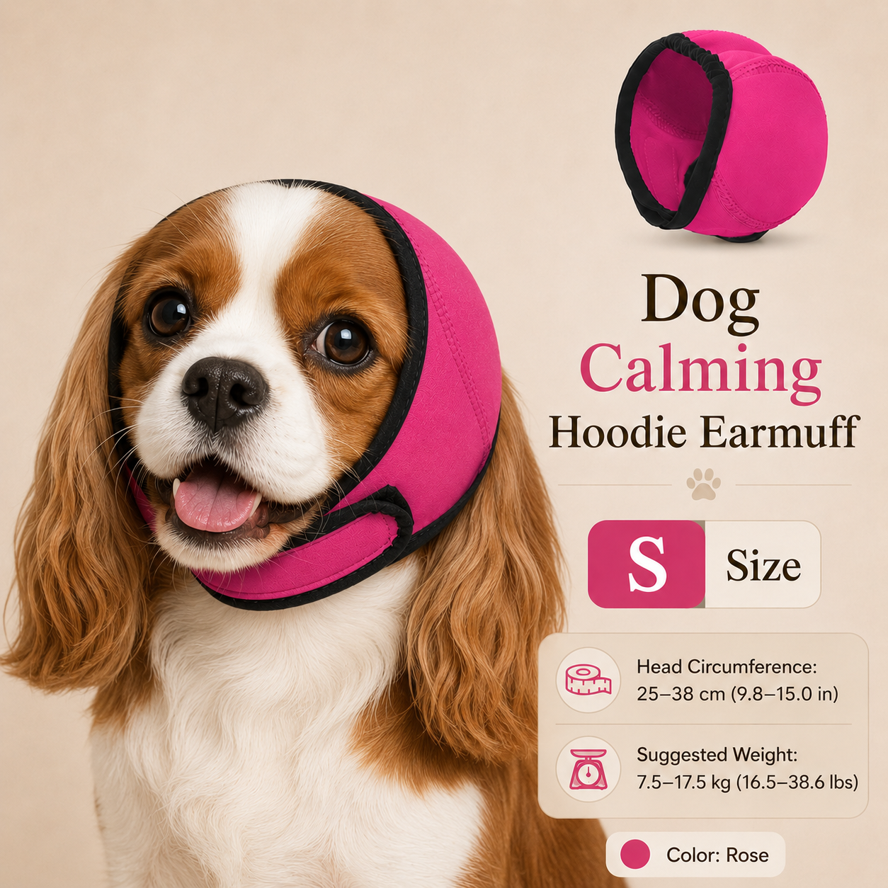 🐶🛡️ Waterproof Dog Calming Hoodie | Noise & Water Protection