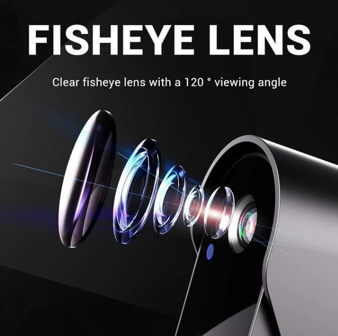 מצלמת פעמון דלת אלחוטית: 1080P, זווית 170°, מסך 4.3 אינץ', עמידות למים חיצונית בתקן IPX65, ראיית לילה