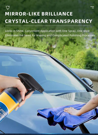 🎁💥Black Friday Mega Deal ：Only：£6.99💖Advanced Car Quick-acting Coating Agent Spray✨(Bonus towel included with every purchase!)