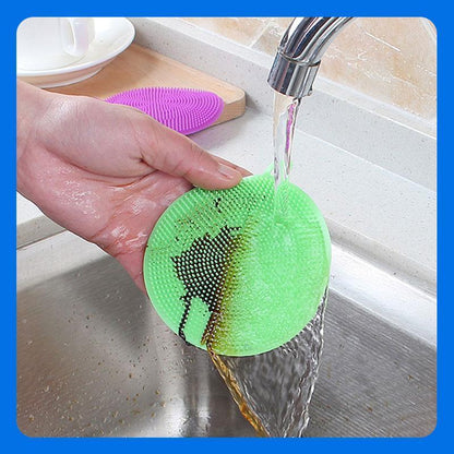 🧴✨ ספוג כלים סיליקון מדהים אנטי-בקטריאלי 🍽️💧