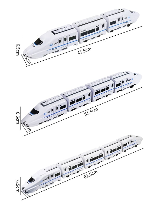 🚅סימולציה אוניברסלית חשמלית רכבת במהירות גבוהה צעצוע רכבת הרמוניה