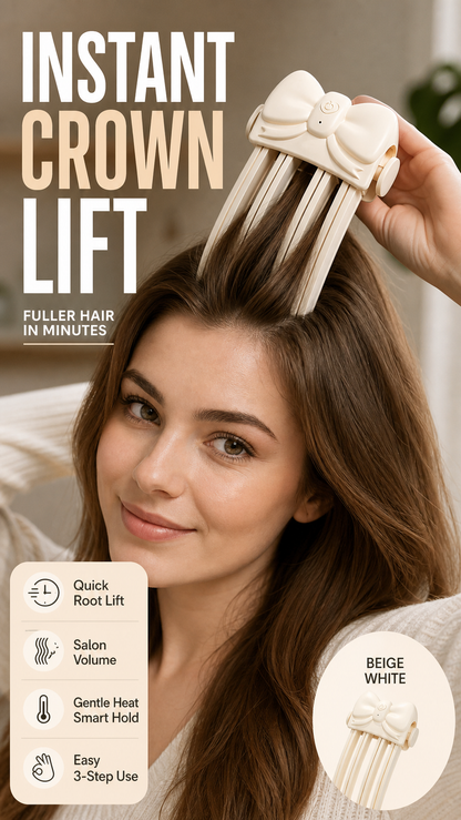 💇‍♀️✨ קליפס אלחוטי מחמם לנפח שיער | נפח מרהיב בשיער דק | תוצאות סלון בבית ❤️🔥