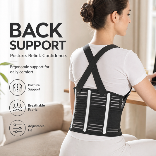 ⏰Breathable Posture Corrector - Back Pain Relief & Tummy Control