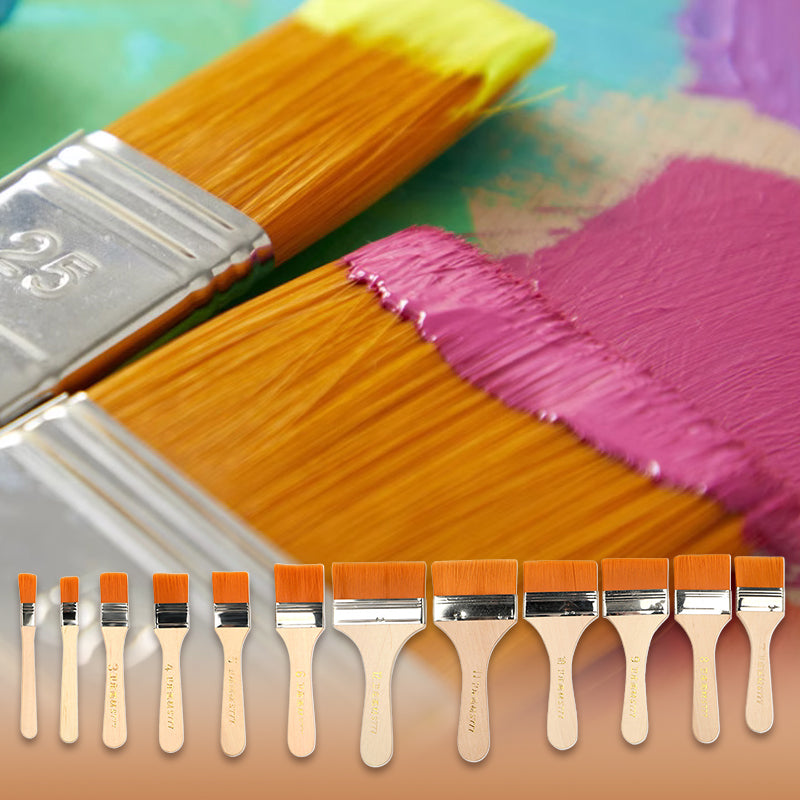 🖌️ סט מברשות צבע (Chip Brushes) – 12 יחידות לצבעים, בייץ (stain), לכות ודבקים