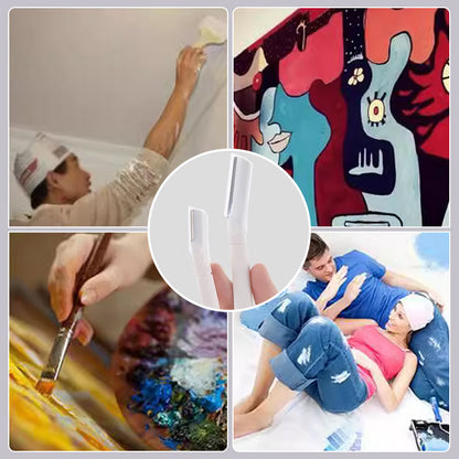 🖌️ סט מברשות צבע (Chip Brushes) – 12 יחידות לצבעים, בייץ (stain), לכות ודבקים