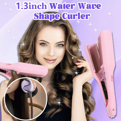 🔥 French V-Shape Egg Roll Hair Waver: Anti-Scald, 15s Heat-Up, 4 Temps, 40M Ions