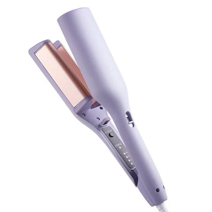 🔥 French V-Shape Egg Roll Hair Waver: Anti-Scald, 15s Heat-Up, 4 Temps, 40M Ions