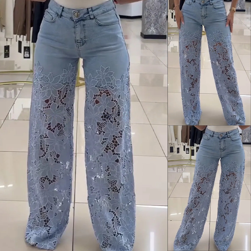 💃אופנת קיץ קדימה🌸ג'ינס ג'ינס טלאים ותחרה אופנתיים