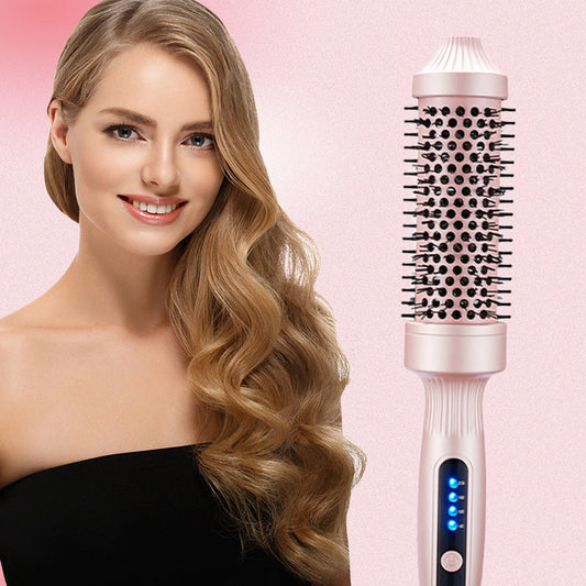 💇‍♀️✨ מברשת עיצוב שיער 2-ב-1 | נפח וברק ב-3 דקות | טכנולוגיית איונים | קרמיקה טורמלין 🔥