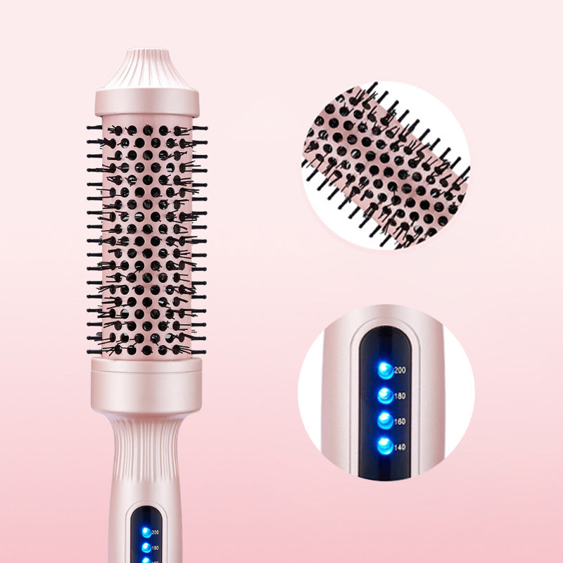 💇‍♀️✨ מברשת עיצוב שיער 2-ב-1 | נפח וברק ב-3 דקות | טכנולוגיית איונים | קרמיקה טורמלין 🔥