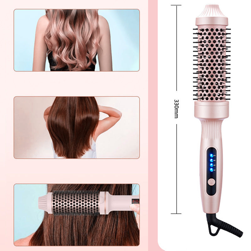 💇‍♀️✨ מברשת עיצוב שיער 2-ב-1 | נפח וברק ב-3 דקות | טכנולוגיית איונים | קרמיקה טורמלין 🔥