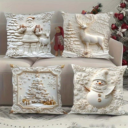 🎅מכירה מוקדמת לחג המולד 50% הנחה🎉כיסויי כריות דקורטיביים אלגנטיים לחג המולד