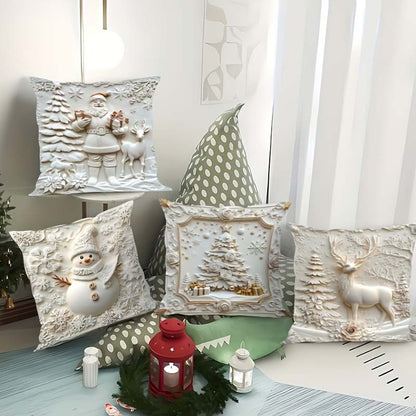 🎅מכירה מוקדמת לחג המולד 50% הנחה🎉כיסויי כריות דקורטיביים אלגנטיים לחג המולד