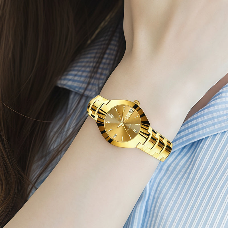 שעון אלגנטי עמיד למים לנשים