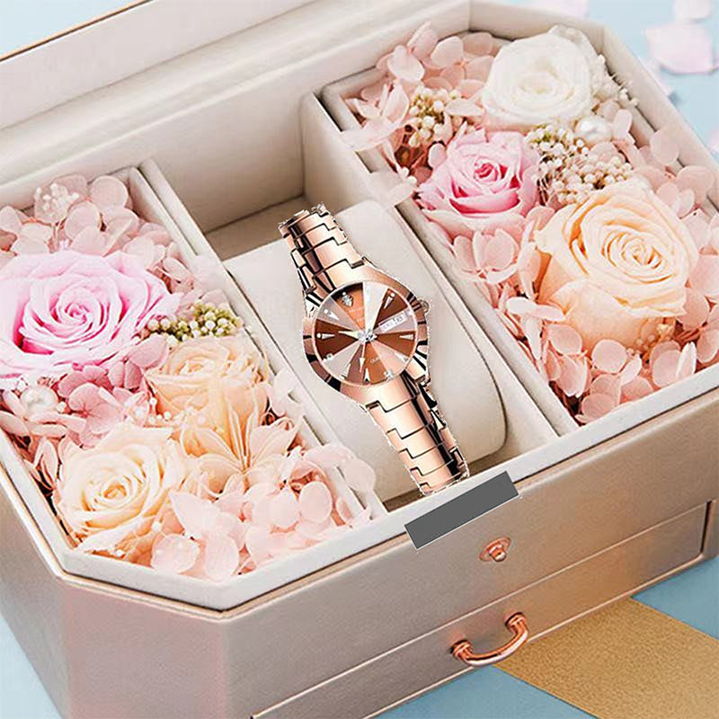 שעון אלגנטי עמיד למים לנשים