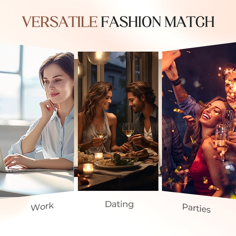 שעון אלגנטי עמיד למים לנשים