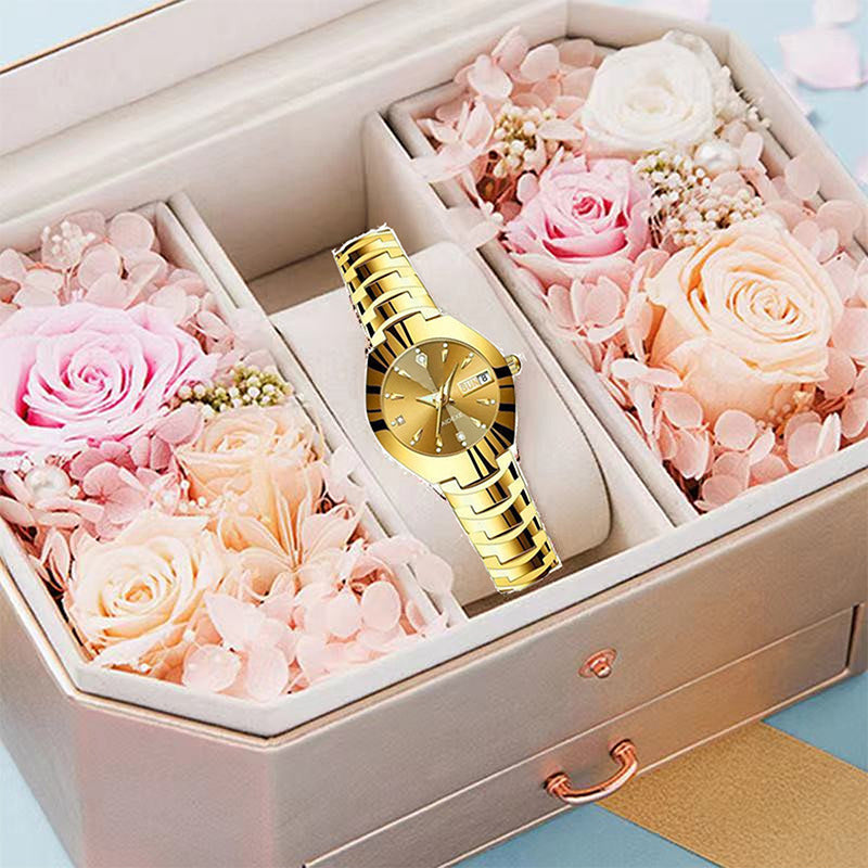 שעון אלגנטי עמיד למים לנשים