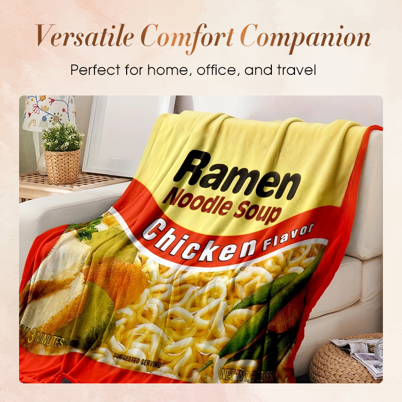 שמיכת פלנל עם הדפס אמנותי - רכה ונעימה במיוחד, מושלמת לספה, למיטה ולפינת קריאה